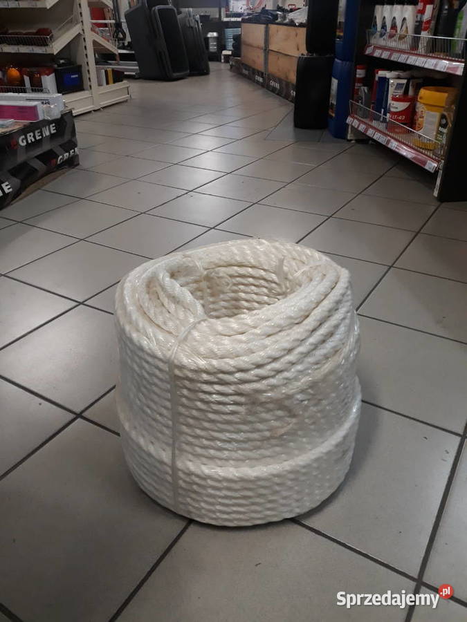 Lina polipropylenowa kręcona 16 mm 110 mb Pozostałe Wieluń