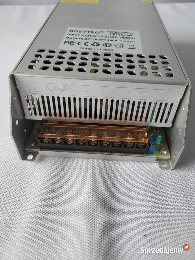 OUTLET Zasilacz impulsowy BOSYTRO 12V1200W Częstochowa sprzedam
