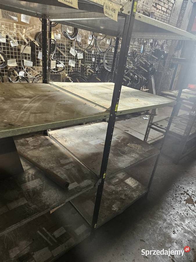 Regały metalowe magazynowe Mocne Trwałe 200cm Świerklaniec