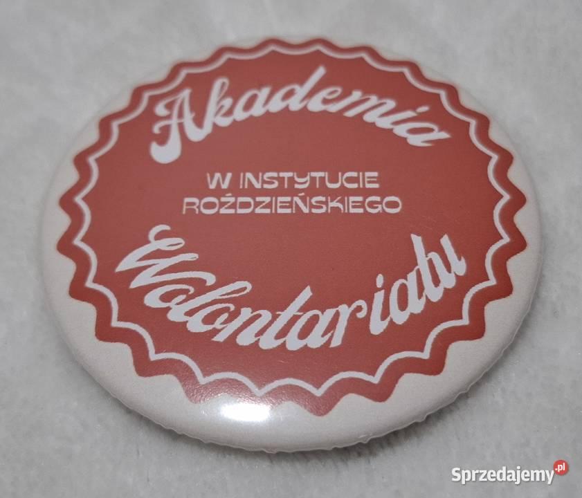Przypinka Akademia Wolontariatu w Instytucie Pozostałe śląskie