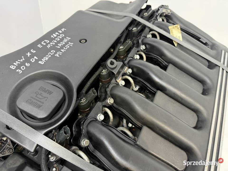 SILNIK M57D30 306D1 BMW X5 E53 30 D DIESEL 184 Chełm sprzedam