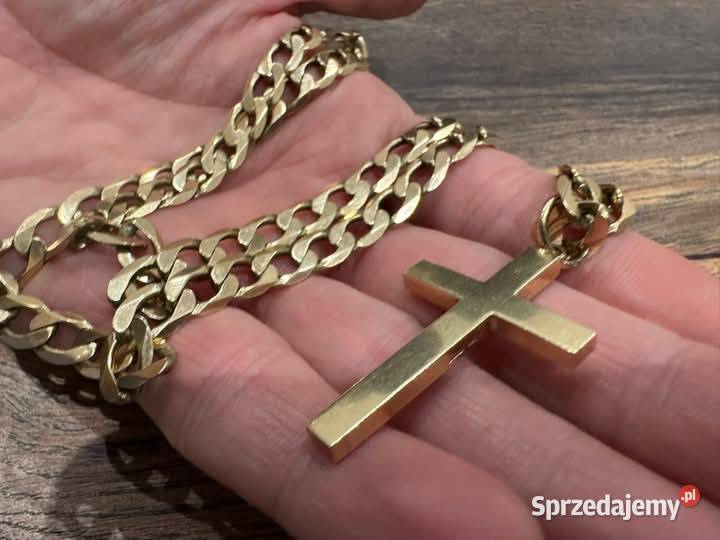 Złoty łańcuszek próba 750 Trzebiatów
