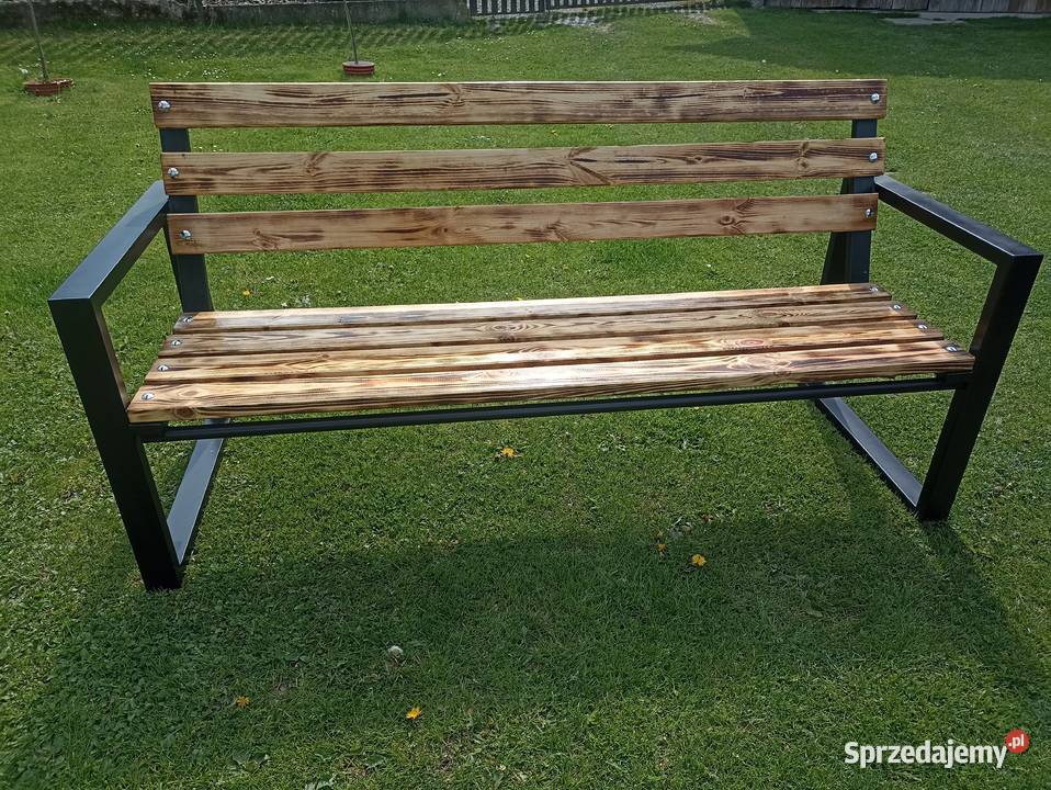 Ławka ogrodowa Loft produkcja małopolskie Biecz
