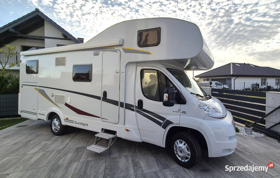 Kamper Sunlight A70 Fiat Ducato 2013r Super Stan pomorskie Nowy Staw