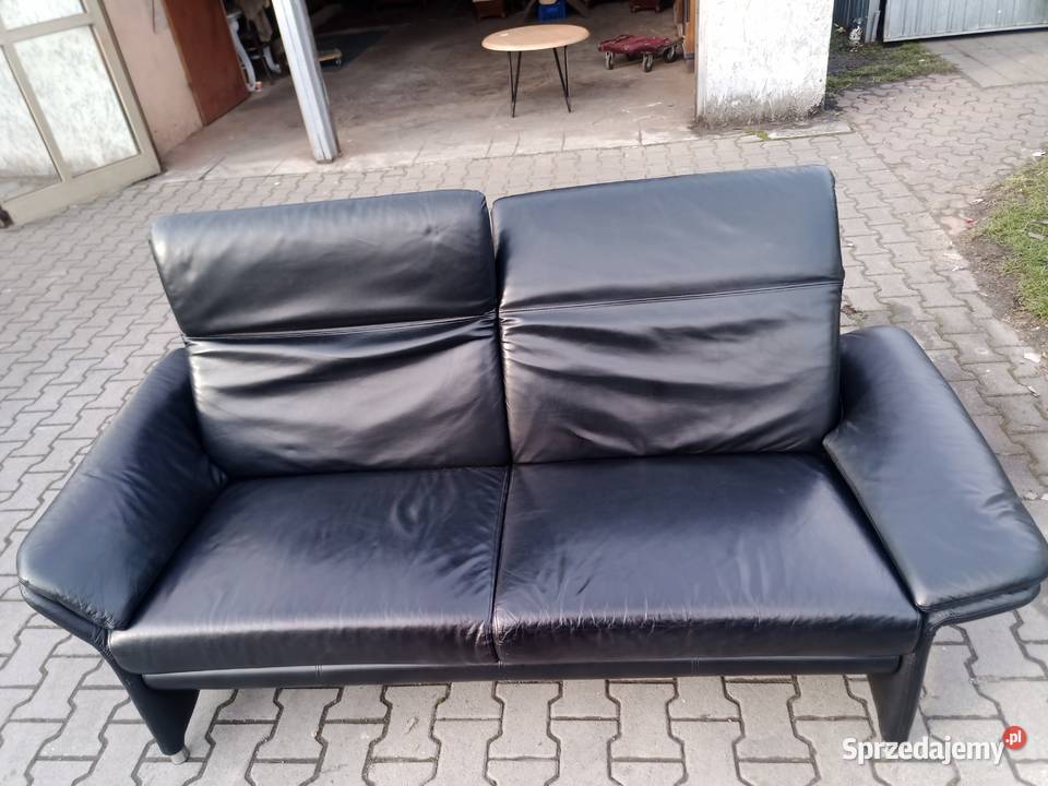 Komplet Rozkładany RELAX 321 i Stolik Skóra śląskie Kozy