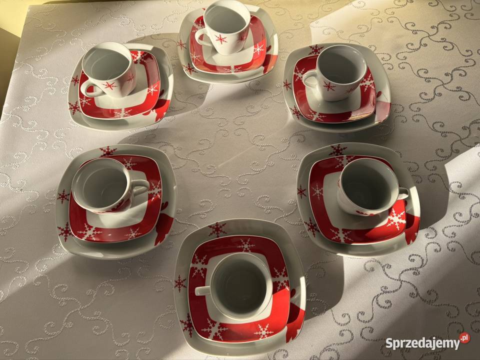 Świąteczny Serwis Kawowy CreaTable 18 el Renifer Czerwionka-Leszczyny