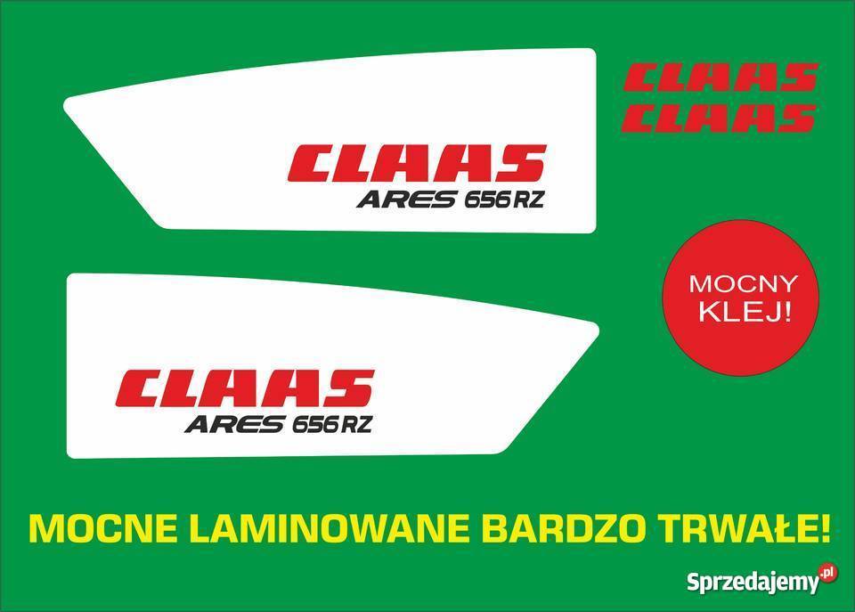 naklejki claas ares 656rz kujawsko-pomorskie Jeżewo