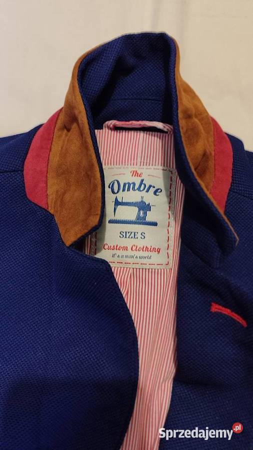 Męska marynarka granatowa Ombre r S Gdańsk
