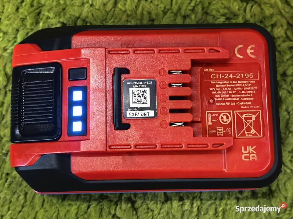 Bateria Akumulator Einhell PXC 4 Ah Sealed Inczew