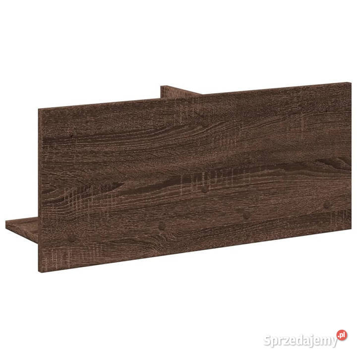Półka ścienna 70x165x30 brązowy dąb WM854856 mazowieckie Warszawa