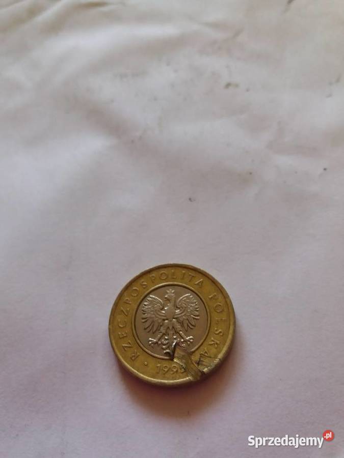 Moneta 2 złote destrut