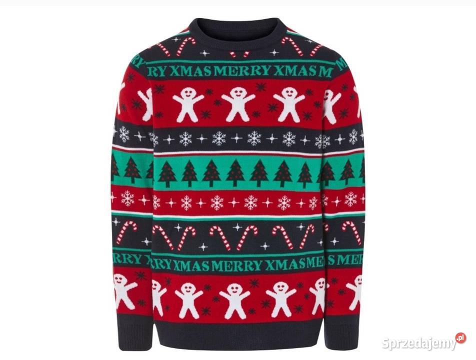 Sweter światęczny męski merry xmas L Rozmiar L mazowieckie
