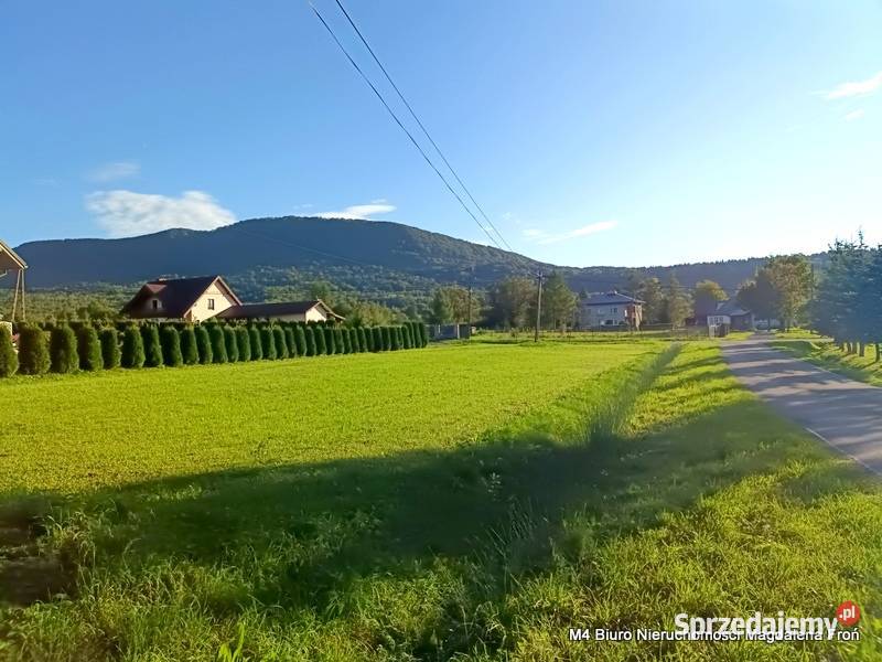 Widokowa działka Beskid Niski podkarpackie Jasionka