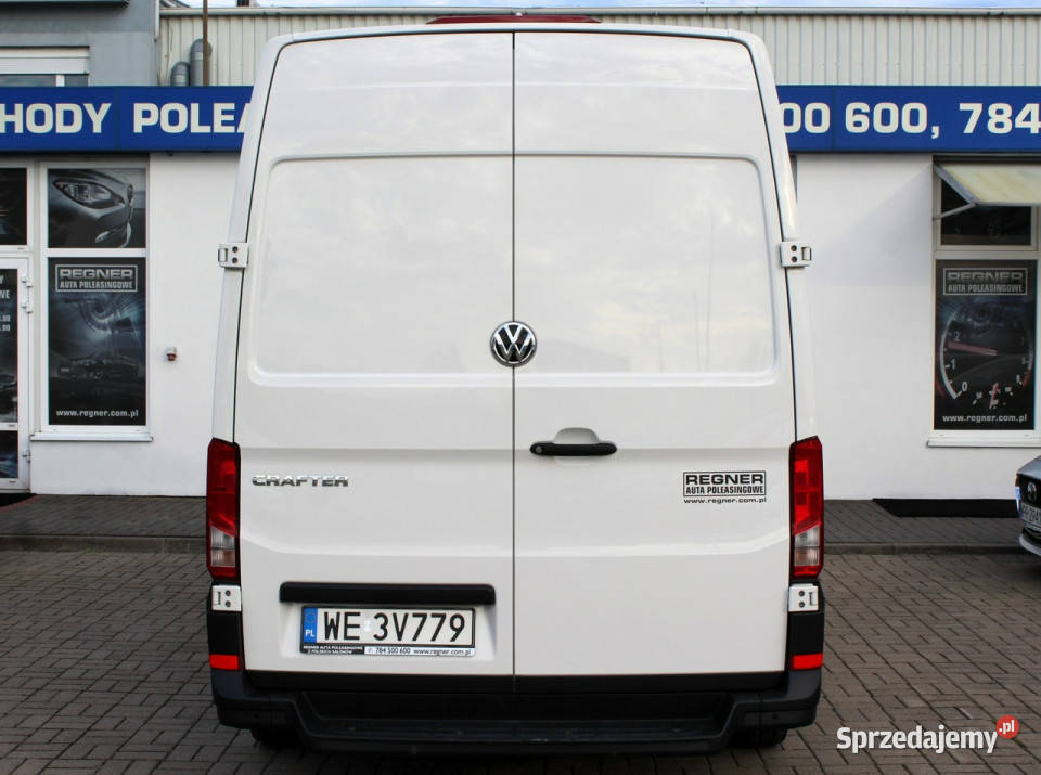 Volkswagen Crafter SalonPL FV23 140 L3H3 biały mazowieckie Sokołów sprzedam