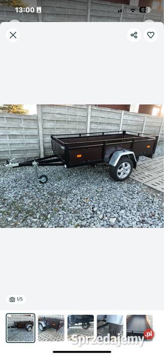 Przyczepka nowa resory grube os ducato z Okalina-Kolonia