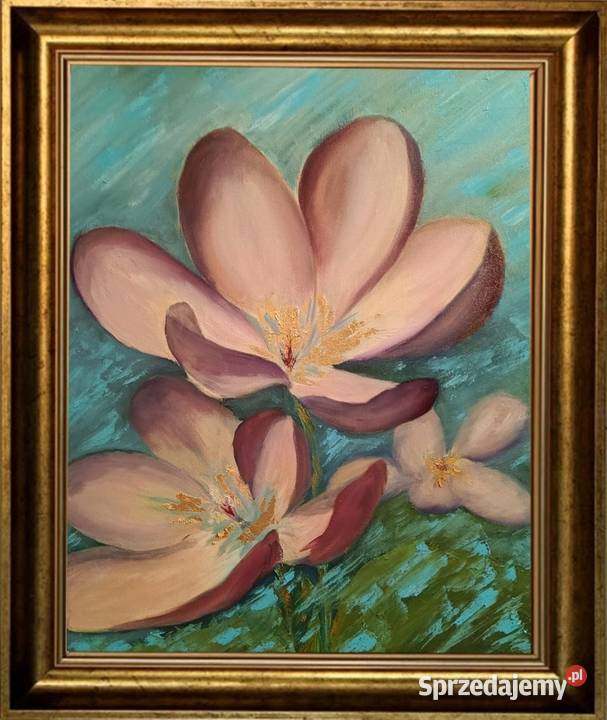 Obraz olejny Egzotyczny kwiat