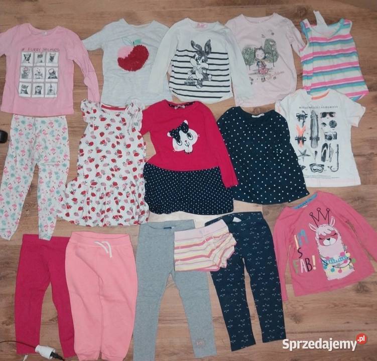 Duża paka ubrań dziewczecych 104 3 lata+