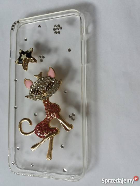 etui 3D iphone 6 6s plus kot cyrkonie Słupsk
