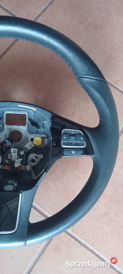 Kierownica Skóra Czarna 7P641909 Touareg Rakoniewice sprzedam