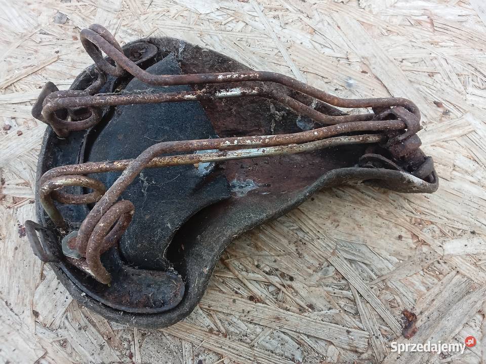 Siodełko zabytkowy rower Części i akcesoria