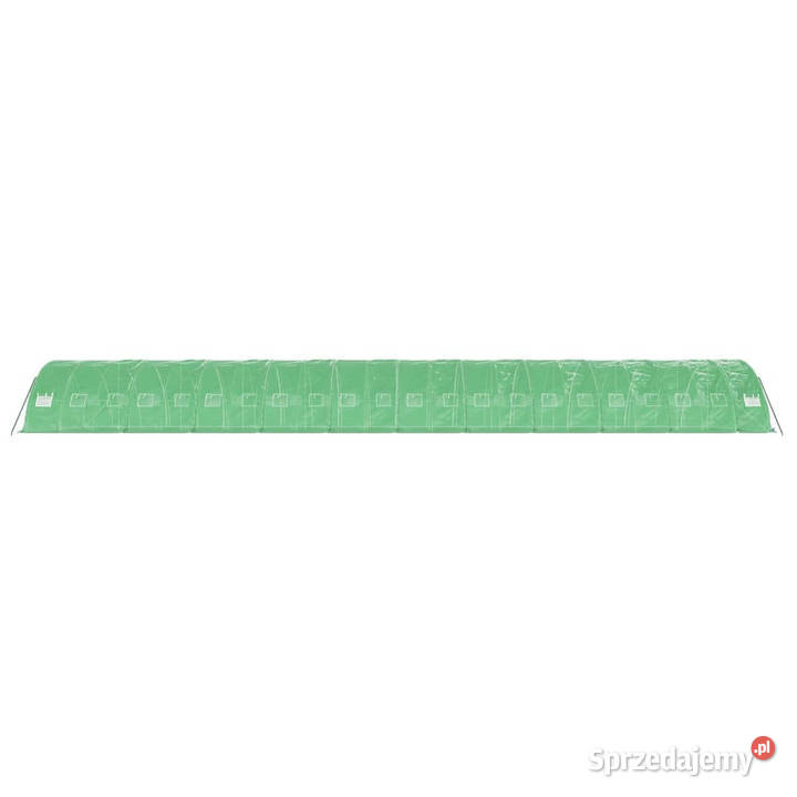 Szklarnia ze stalową ramą zielona 110 m 22x5x23 Warszawa