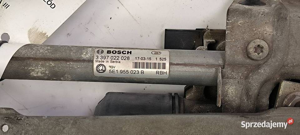 MECHANIZM WYCIERACZEK PRZÓD SKODA OCTAVIA III