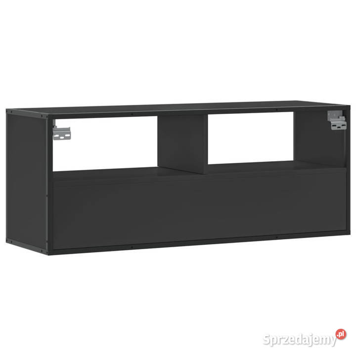Szafka pod TV czarna 100x31x395 materiał Warszawa