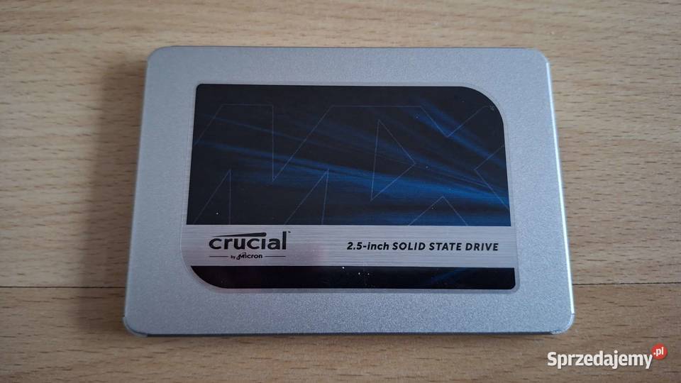Dysk SSD 2TB 25 SATA Crucial MX500 Stan Idealny 2,5”
