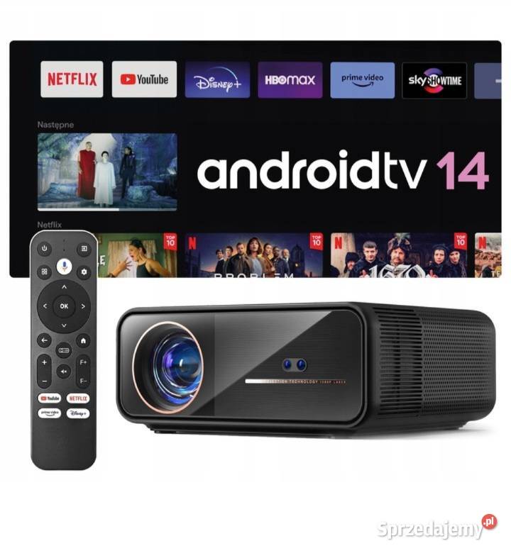 Projektor rzutnik 4K zFull HDSmart Android sprzedam