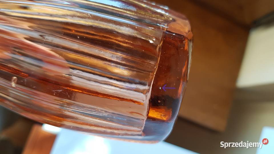 Wazon Rotterdam ok 358 Kupczyk kolorowe szkło Dąbrowa Górnicza