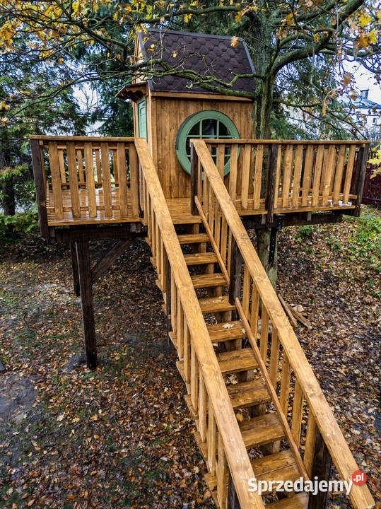 Drewniany Domek na drzewie DND19 dzieci plac Domki drewniane Rzeszów