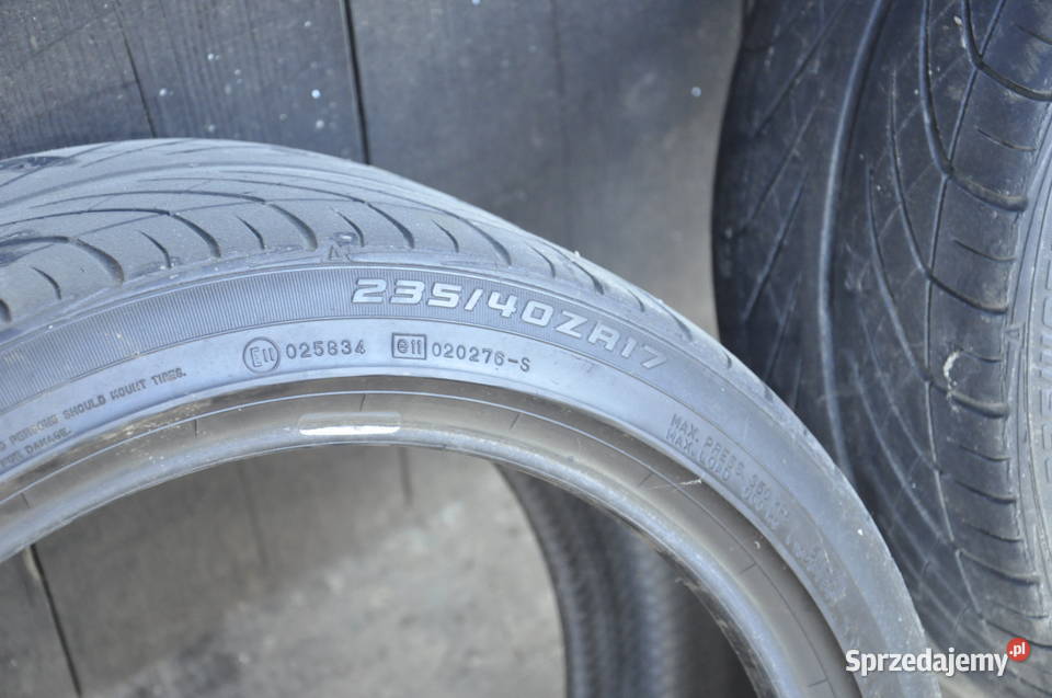Pneumant 23540R17 Opony 2 Letnie Niski Profil 235 Rzeszów sprzedam