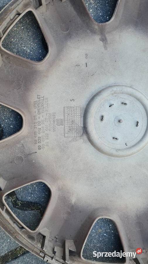 Oryginalne kołpaki Opel 15 Komplet 4 sztuki GM Zbrzeźnica