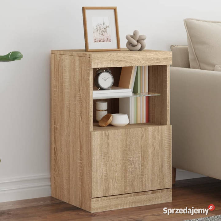 Szafka z oświetleniem LED dąb sonoma 41x37x67 Warszawa