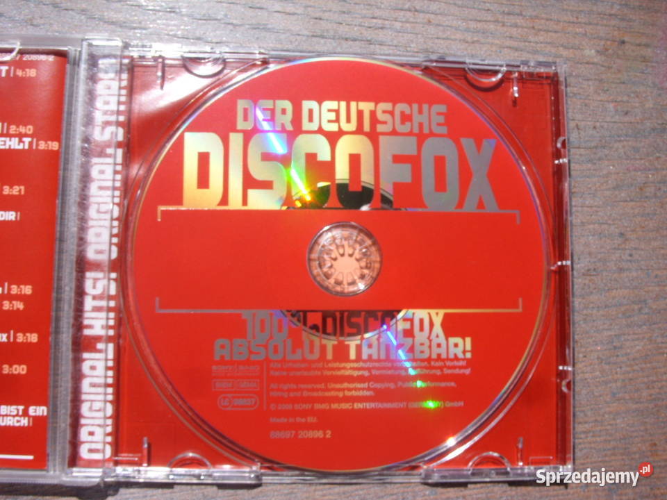 dANCE CD DER DISCOFOX Absolute tanzbar 3008 Wołów