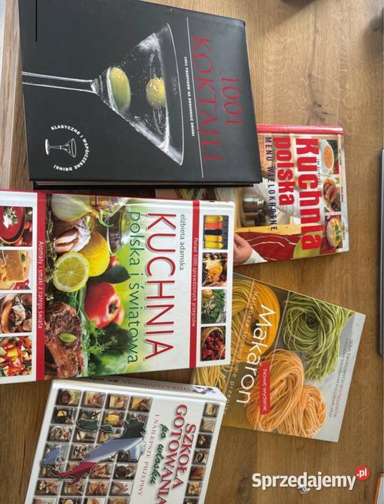 Zestaw książek kulinarnych sprzedam