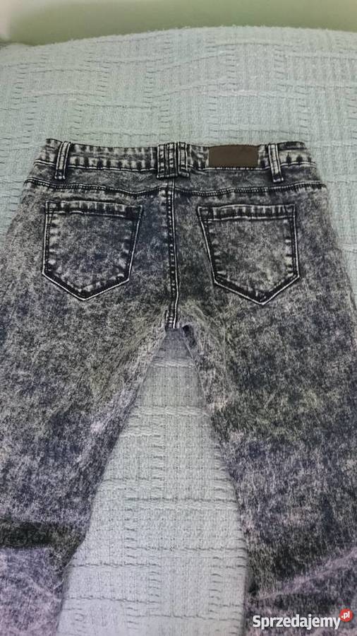 Spodnie damskie jeans ze strechem wąskie nogawki Wrocław