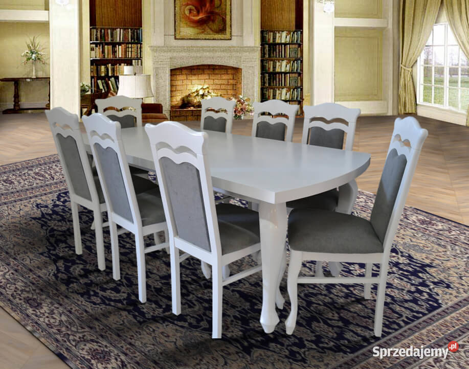 Stół LUDWIK Glamour 6 krzeseł TADEUSZ lubuskie Zielona Góra