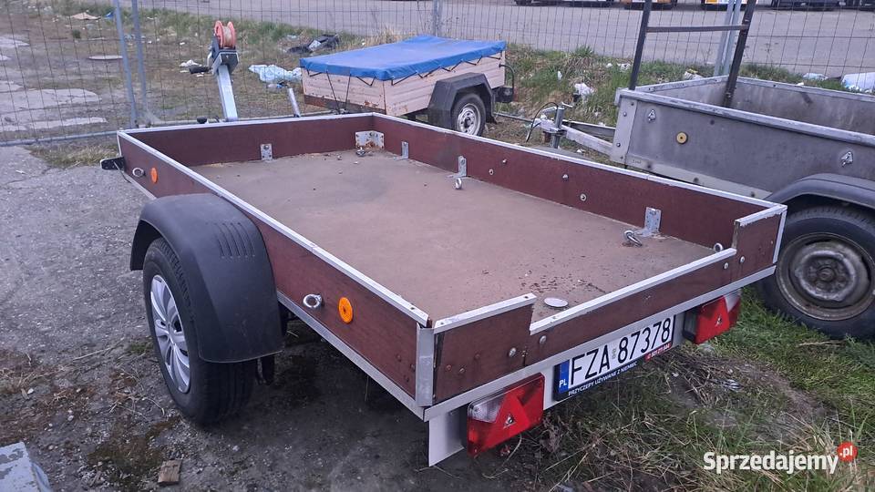 Przyczepa dmc 1000 Westfalia platforma burty VAT marża Żary sprzedam