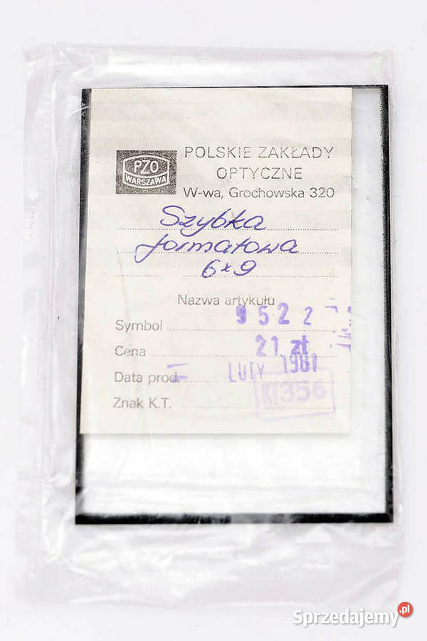 Szybka formatowa 6X9 PZO Warszawa dolnośląskie Wrocław