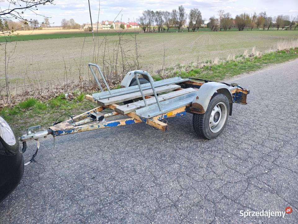 Przyczepka do przewozu quada motocykli Rok produkcji 2010 mazowieckie Płońsk