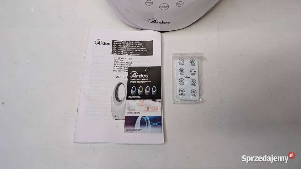 Wentylator stołowy LED Ardes AR5BL1 Jadowniki