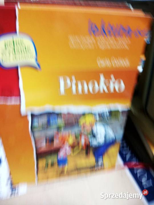 Pinokio Collodi książki szkolne antykwariat