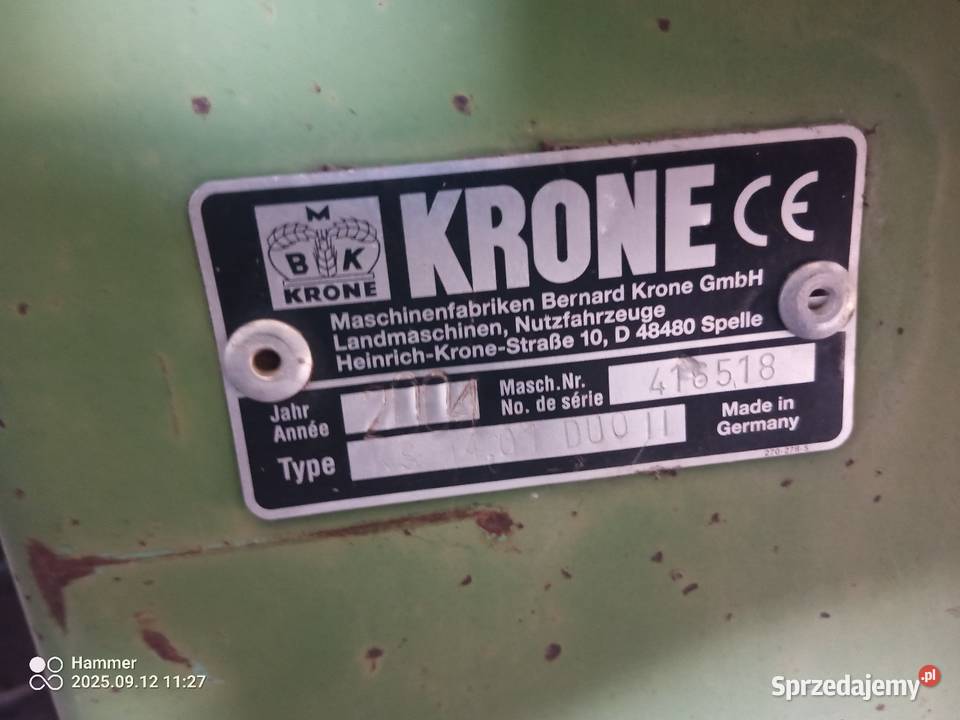 Zgrabiarka Krone Swadro Szamocin