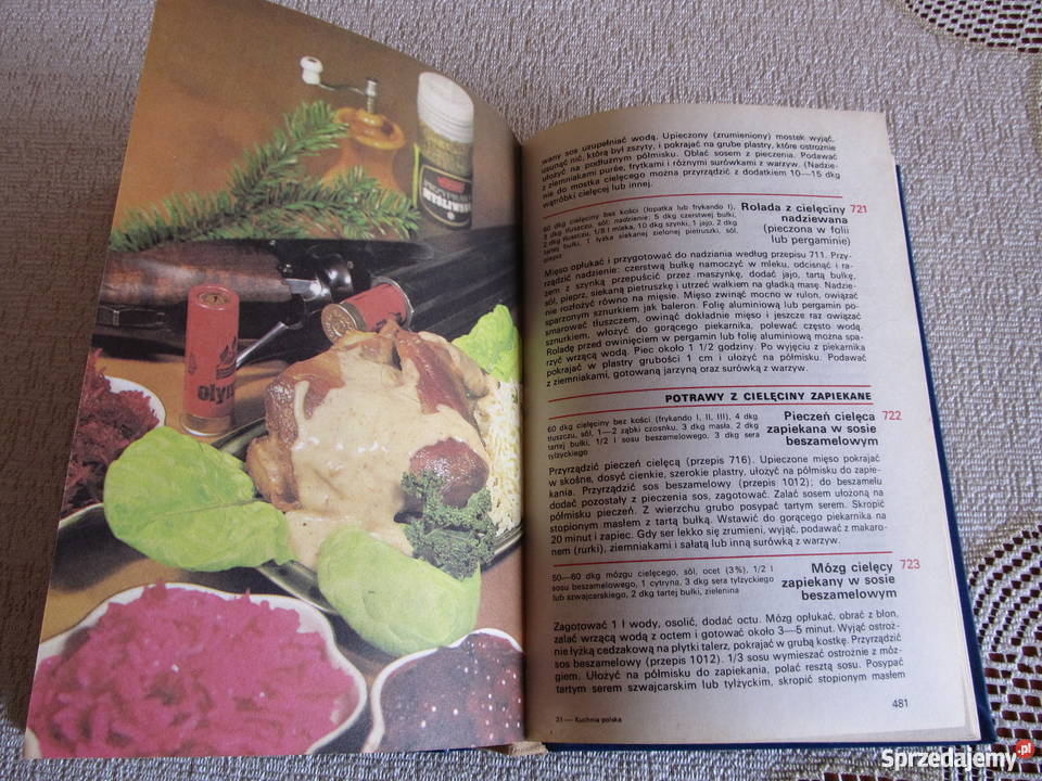 Kuchnia Polska PWE 1982 okładka twarda Wałbrzych
