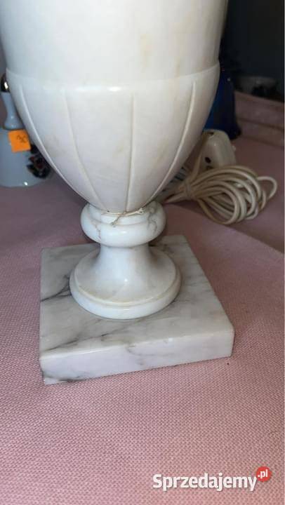 Retro Lampa onyksowa Elektryczna W kolorze