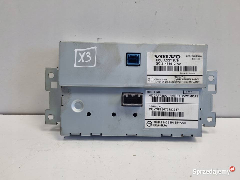 Volvo VOLVO V60 I S60 II XC60 I EKRAN NAWIGACJI Nawigacje fabryczne