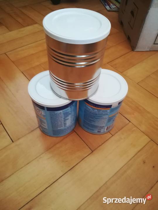 Pojemniki metalowe puszki mleku bebilon 400g Akcesoria kuchenne Łódź