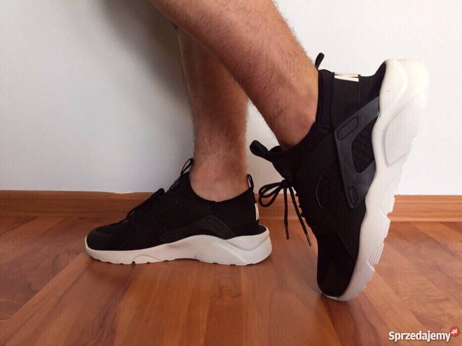 huarache damskie czarno biale