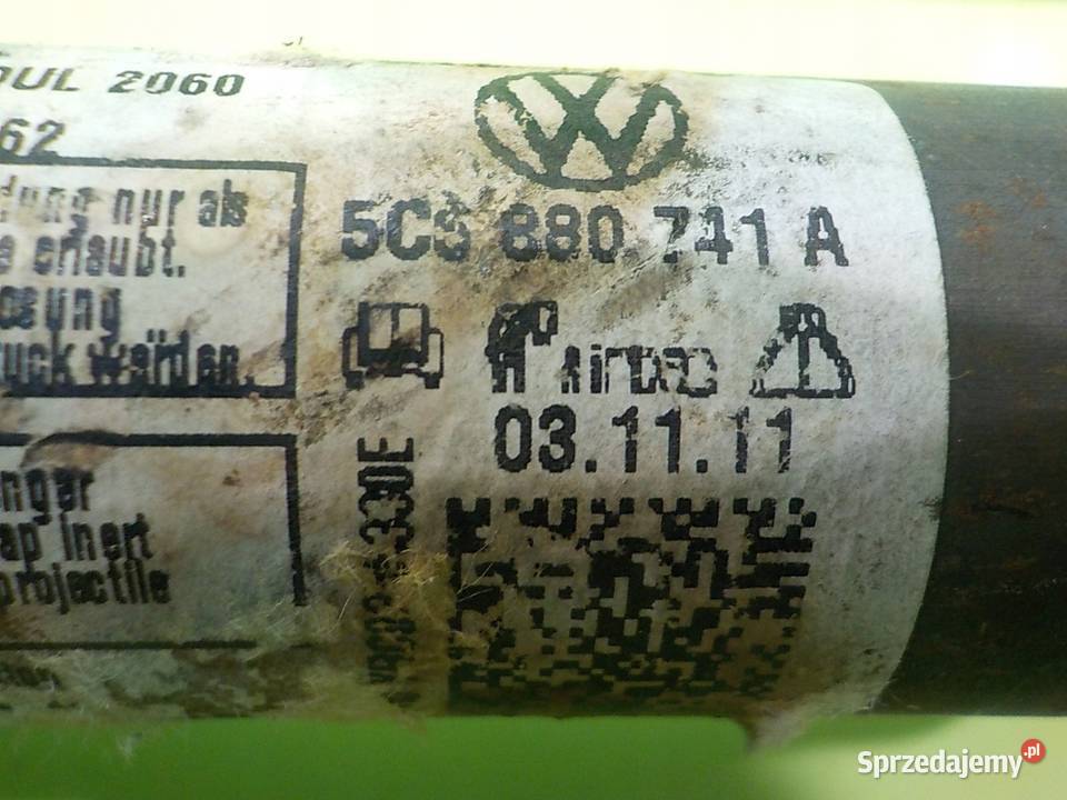 VW JETTA VI 14 TSI 12r SEDAN 4D AIRBAG kurtyna Suków